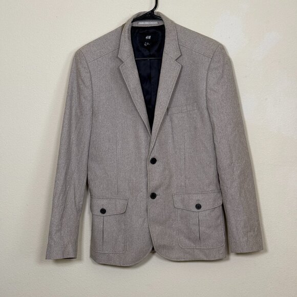 H&M Other - H&M  Sport Jacket coat Blazer Tan 36R Light Brown suit